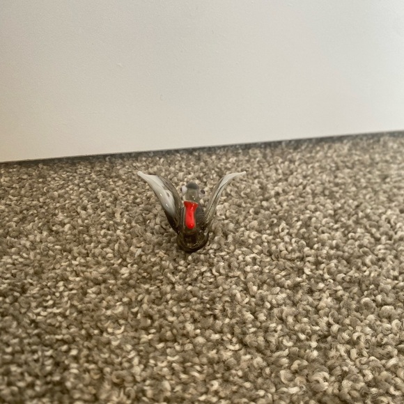 Vintage Blown Glass Mini Swan Bird - Picture 11 of 11